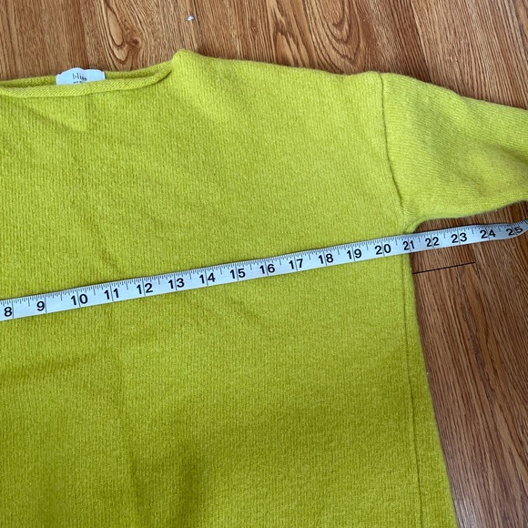 Bliss Vibrant Green boat Neck Sweater - Picture 4 of 7